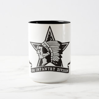 2. Infanteriedivision Zweifarbige Tasse