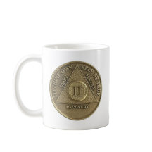 2 Jahr Sober Medallion Coin Happy Jubiläum