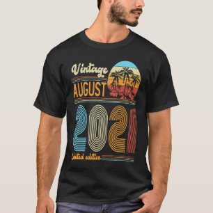 2 Jahre alt Geburtstag Vintager August 2021 Girls T-Shirt
