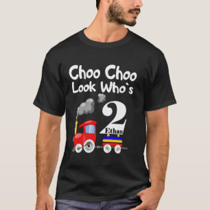 2 Jahre alte Kinder 2. Geburtstag Junge Ethan Choo T-Shirt