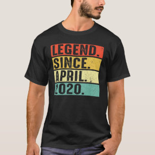 2 Jahre alte Legende seit April 2020 2. Geburtstag T-Shirt