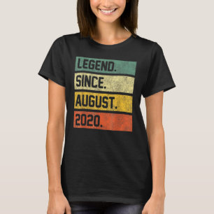2 Jahre alte Legende Seit August 2020 2. Geburtsta T-Shirt