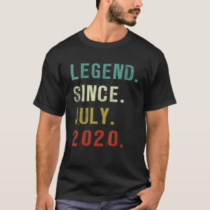 2 Jahre alte Legende seit Juli 2020 2. Geburtstag T-Shirt
