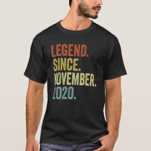 2 Jahre alte Legende Seit November 2020 2. Geburts T-Shirt
