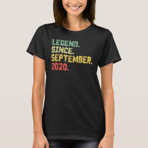 2 Jahre alte Legende Seit September 2020 2. Geburt T-Shirt