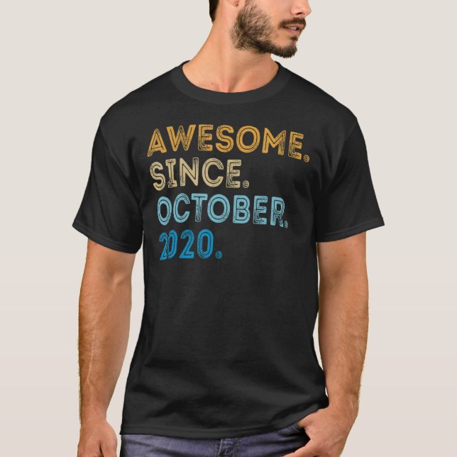 2 Jahre altes Wetter Phantastisch seit Oktober 202 T-Shirt (Vorderseite)