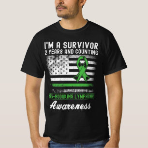 2 Jahre Krebs freie Non-Hodgkins Lymphoma Survivor T-Shirt