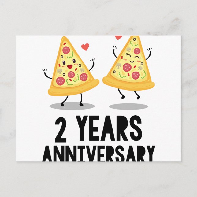 2 Jahre Postkarte (Vorderseite)