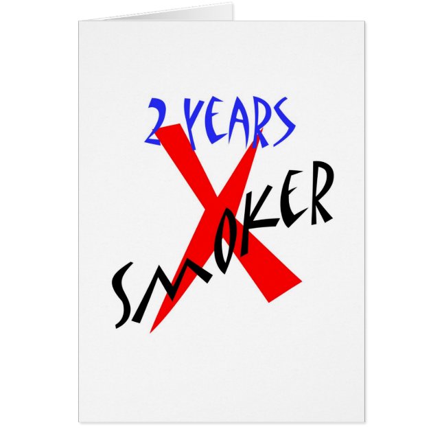 2 Jahre Rot X-Raucher (Vorne)