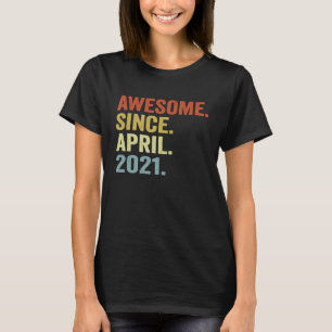 2 Jahre Vintag April 2021 2. Geburtstag 2 T-Shirt