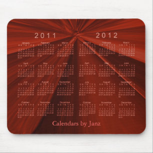 2-Jahres-Kalender 2011-2012 Mousepad