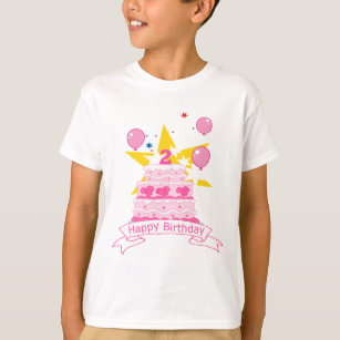 2-jährige Geburtstagstorte T-Shirt