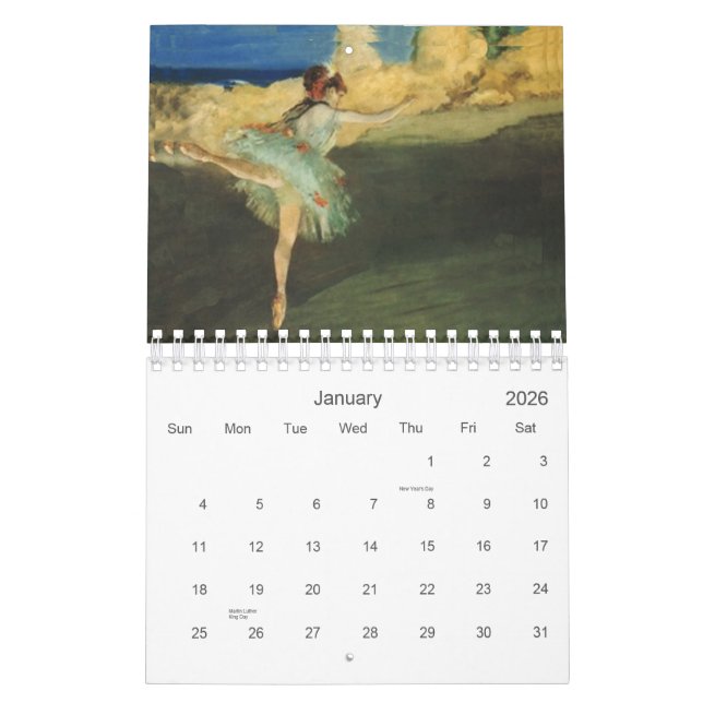 2-jähriger Kalender (Jan 2026)