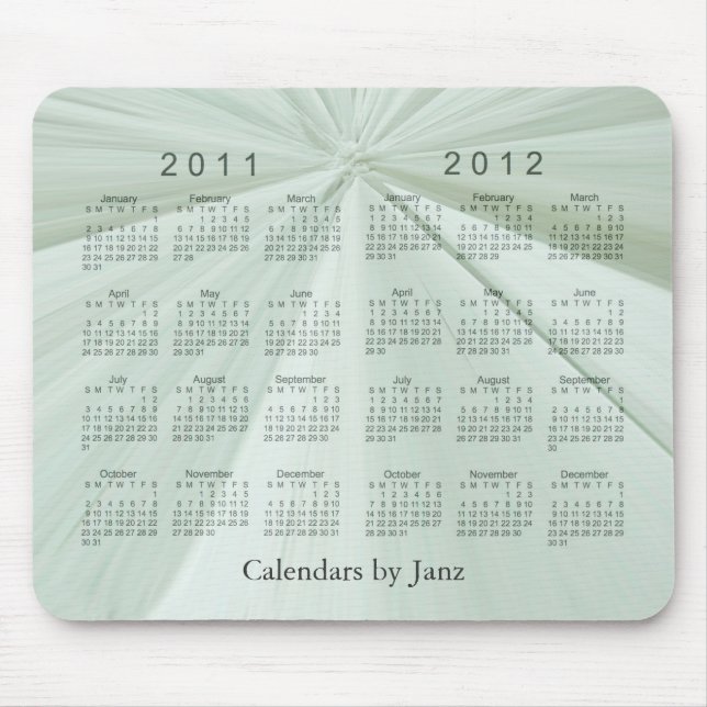 2-jähriger Kalender 2011 - 2012 Mousepad (Vorne)