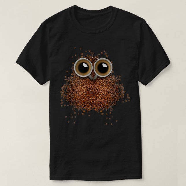 2 Kaffeekuchen Kaffeebohnen Schüssel Phantastische T-Shirt (Design vorne)