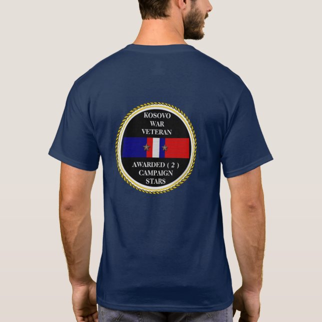 2 KAMPAGNE STARTEN KOSOVO-KRIEG VETERAN T-Shirt (Rückseite)