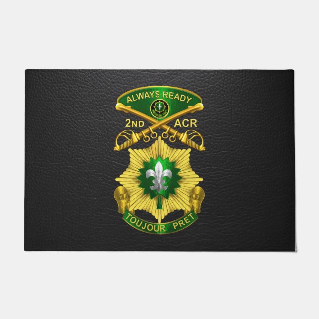 2. Kavallerie-Regiment  Fußmatte (Vorderseite)