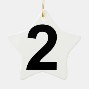 2 KERAMIK ORNAMENT