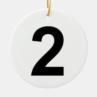 2 KERAMIKORNAMENT