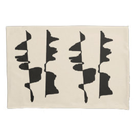 2 Kissenbezüge – Abstrakte Gesichter