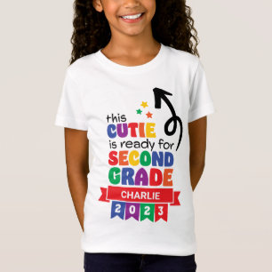 2. Klasse 2023 Erster Schultag Zurück zur Schule T-Shirt