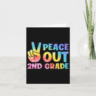 2. Klasse 2024 Graduate Happy Last Day of Scho Karte