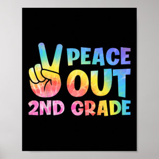 2. Klasse 2024 Graduate Happy Last Day of Scho Poster