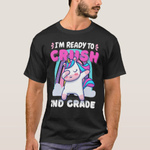 2. Klasse Einhorn zurück zur Schule T-Shirt