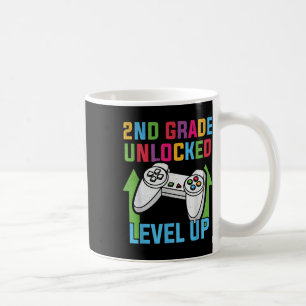 2. Klasse freigeschaltet Level Up Videospieler Jun Kaffeetasse
