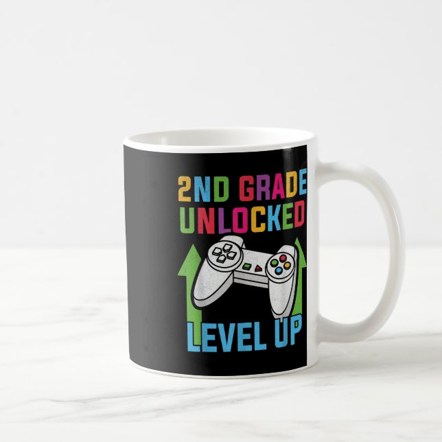 2. Klasse freigeschaltet Level Up Videospieler Jun Kaffeetasse (Rechts)