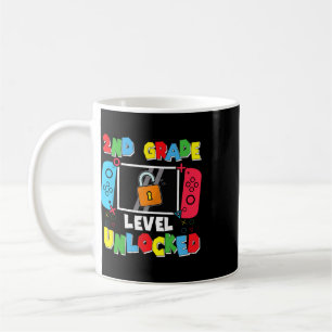 2. Klasse freigeschaltet Zurück zur Schule Erster  Kaffeetasse