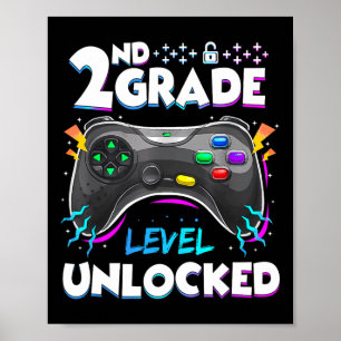 2. Klasse freigeschaltet Zurück zur Schule Erster Poster