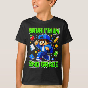 2. Klasse für Jungen zurück zur Schule erster Tag T-Shirt