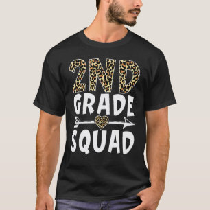 2. Klasse Gruppe Leopard Zweitklässler Lehrer Schü T-Shirt