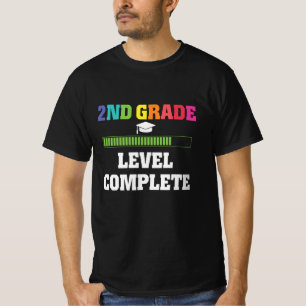 2. Klasse Kinder bis zum SchulGamer zurückbringen T-Shirt