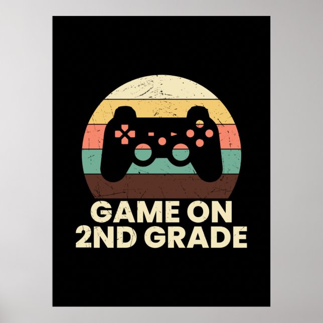 2. Klasse Lehrer Spiel auf 2. Stufe Poster (Vorne)