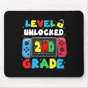 2. Klasse Level freigeschalteter Videospieler Jung Mousepad