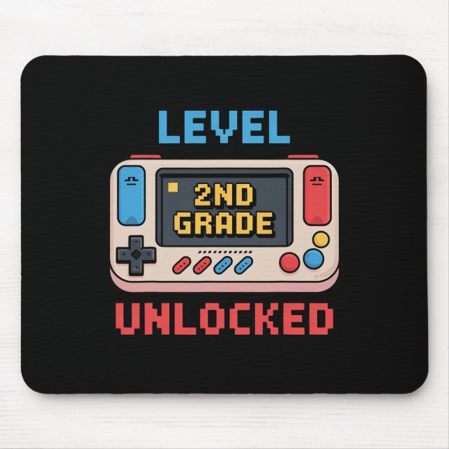 2. Klasse Level freigeschaltetes Videospiel Ck Zur Mousepad (Vorne)