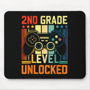 2. Klasse Level freigeschaltetes Videospiel Zurück Mousepad