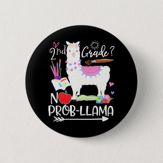 2. Klasse No Prob Llama Erster Schultag Button