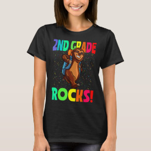 2. Klasse Rocks langsam zurück zur Schule T-Shirt