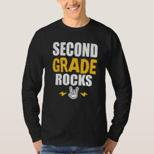 2. Klasse Rocks Zurück zur Schule Musiklehrer Stut T-Shirt