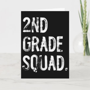 2. Klasse Squad Ck Zur Schule Schüler Lehrer Karte
