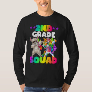 2. Klasse Squad Dabbing-Einhorn-Schaf-Team 2. Klas T-Shirt