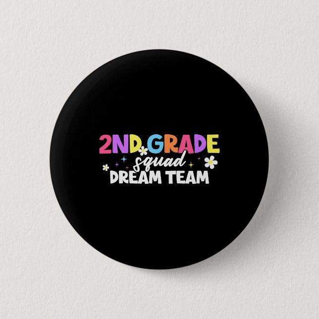 2. Klasse Squad Dream Team Lehrer Schüler Ck Zur S Button (Vorderseite)