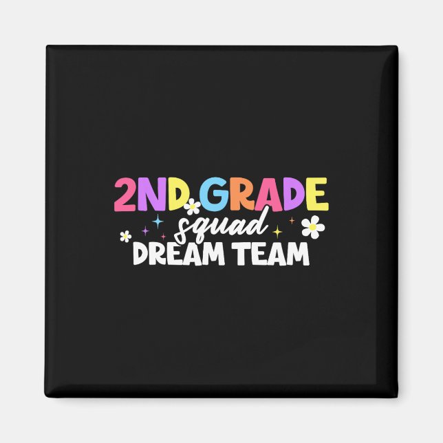 2. Klasse Squad Dream Team Lehrer Schüler Ck Zur S Magnet (Vorne)