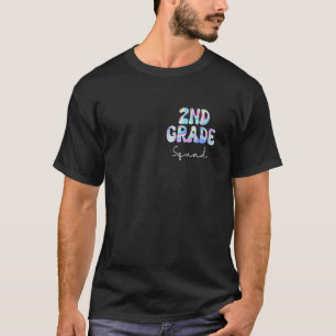 2. Klasse Squad Groovy Zurück zur Schule Süße Lehr T-Shirt