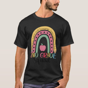 2. Klasse Squad Hallo Zweite Klasse Lehrer Boho Ra T-Shirt