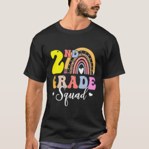 2. Klasse Squad Lehrer Kinder zweite Klasse zurück T-Shirt