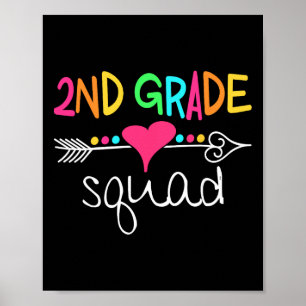 2. Klasse Squad Zweiter Lehrer Schüler Team Ck To Poster